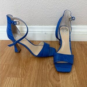 Vince Camuto Vibrant Blue Heeled Sandals
